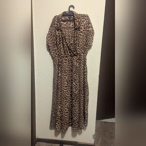Torrid Brown Leopard  Dress Size 1